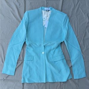 L’Academie Osla Collarless Blazer